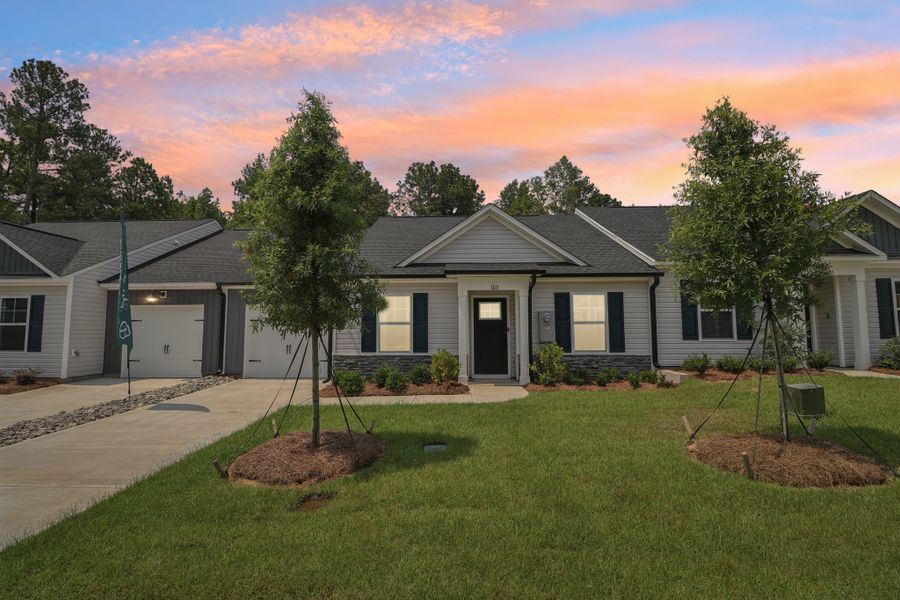 Front exterior of a home in the Piney Woods Bluff community, located in Columbia, SC (Image 2).