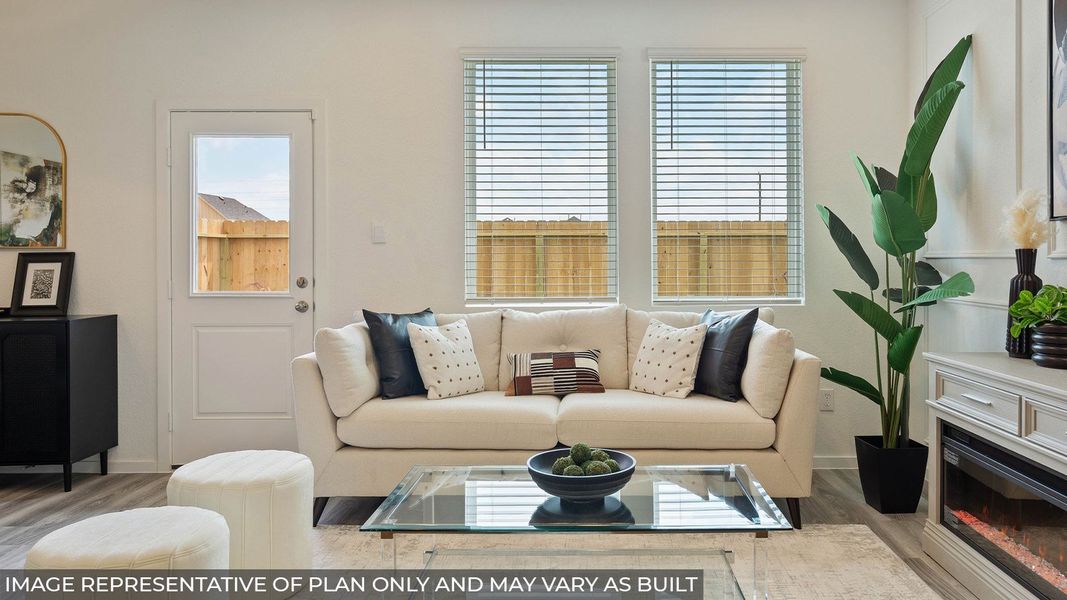 Furnished interior in a model home at Bridges on Lake Houston Villas in Humble (Image 10). Furnished interior in a model home at Bridges on Lake Houston Villas in Humble (Image 10).