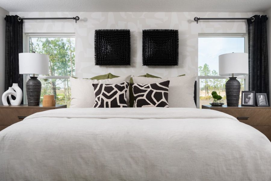 Furnished interior in a model home at Davis Landing in Wimauma (Image 6).