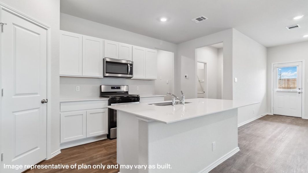 Furnished interior in a model home at Blue Ridge Ranch in San Antonio (Image 9).