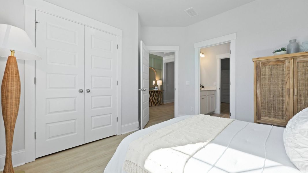 Furnished interior in a model home at Berkeley Bay in Ridgeville (Image 24).