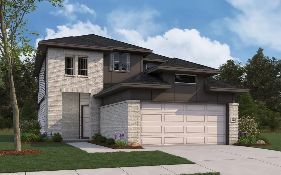 Rendering of floor plan. Colors and features may differ from shown representation.