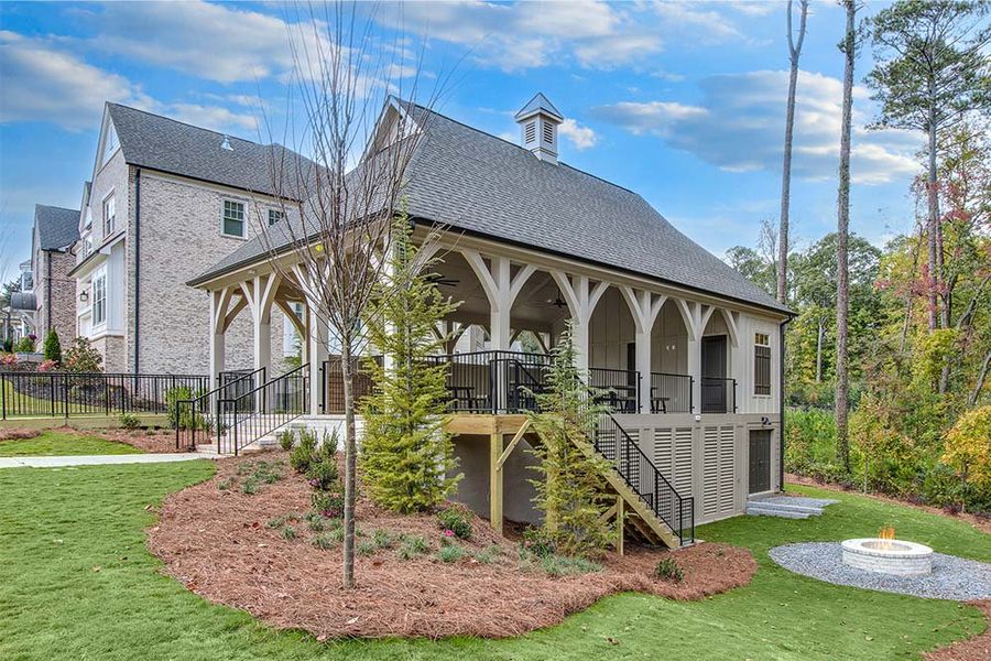 Exterior details of a home in Enclave On Lavista, Tyrone (Image 4).