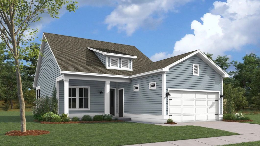 Front exterior of a home in the Palmetto Crossing Cottages community, located in Greenwood, SC (Image 10).