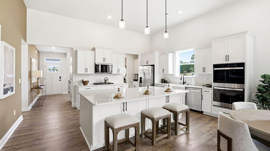 Furnished interior in a model home at Rutledge Estates in Woodruff (Image 16).