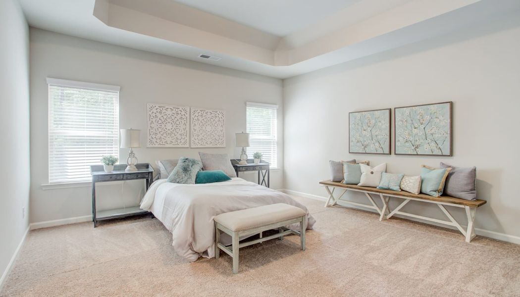 Furnished interior in a model home at Westbury in Griffin (Image 12).