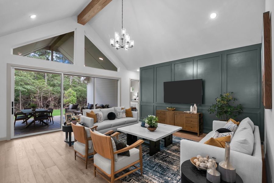 Furnished interior in a model home at Two Step Farm – Parkview Collection in Montgomery (Image 8).