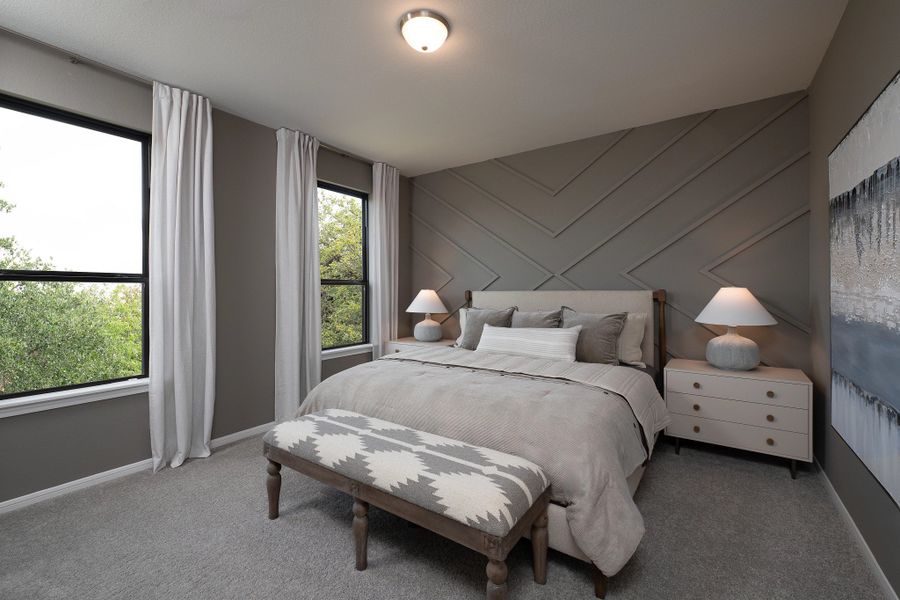 Furnished interior in a model home at Emory Glen in Magnolia (Image 5).