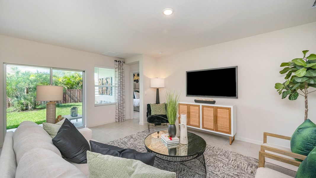 Furnished interior in a model home at Port St. Lucie Spot Lots in Port St. Lucie (Image 17).