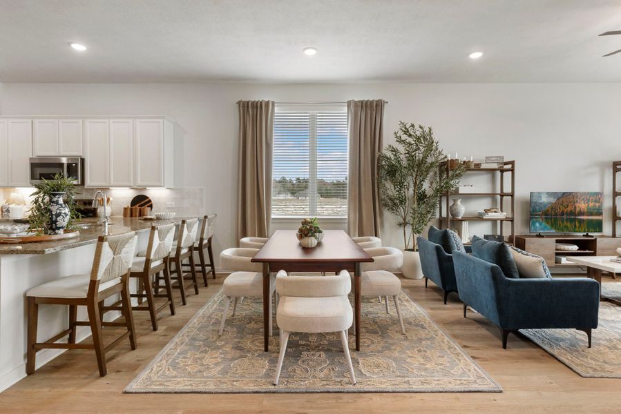 Furnished interior in a model home at Rockbridge East in Huntsville (Image 4). Furnished interior in a model home at Rockbridge East in Huntsville (Image 4).