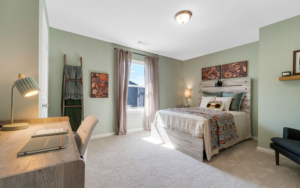 Furnished interior in a model home at Westridge in McKinney (Image 41).