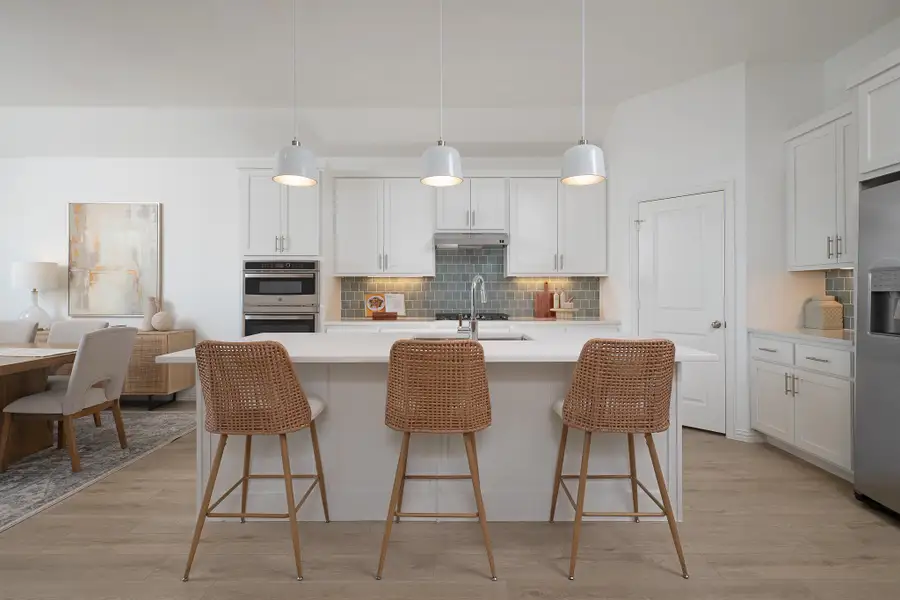 Furnished interior in a model home at Brookshire at Legacy Hills in Celina (Image 4).