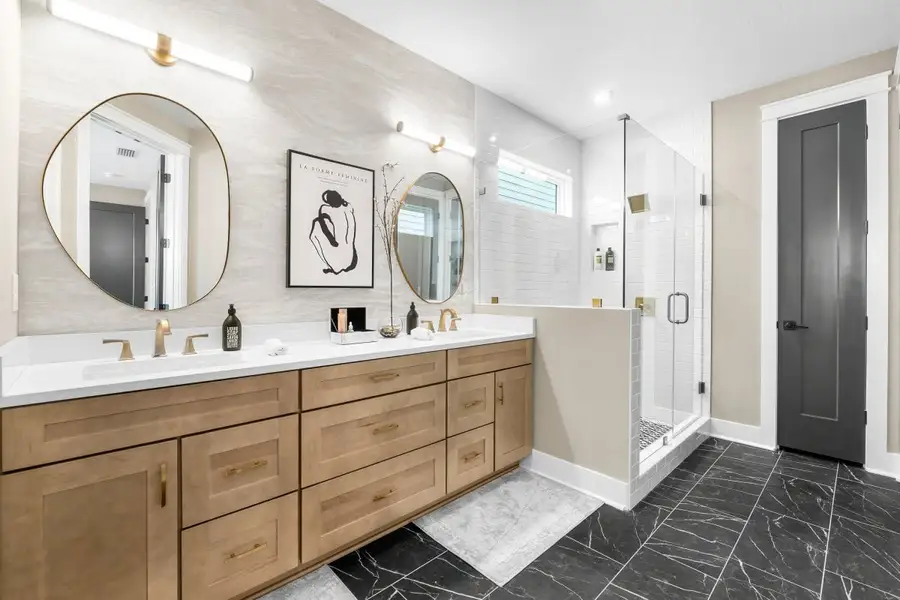 Furnished interior in a model home at The Dunes at Sandbar in Santa Rosa Beach (Image 11).