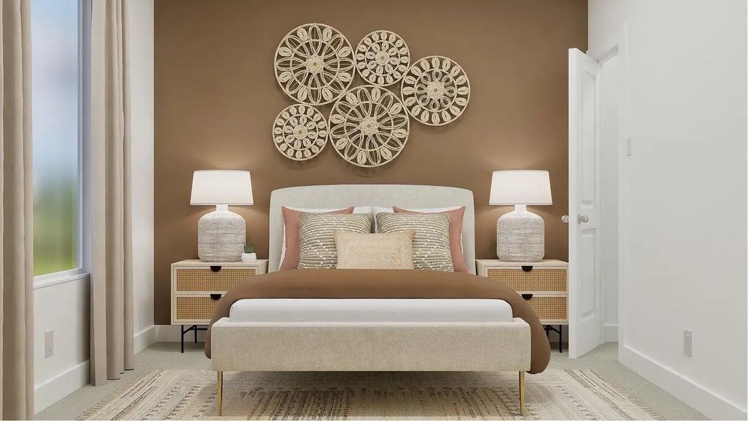 Furnished interior in a model home at Waterlin in St. Cloud (Image 18).
