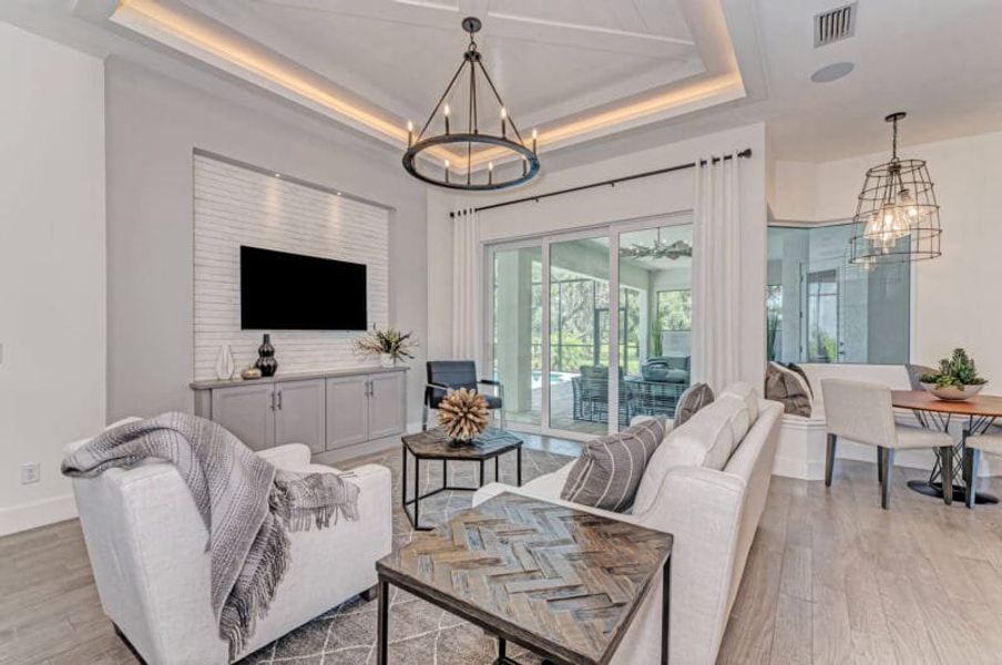 Furnished interior in a model home at Artisan at Watercolor Place in Bradenton (Image 39). Furnished interior in a model home at Artisan at Watercolor Place in Bradenton (Image 39).