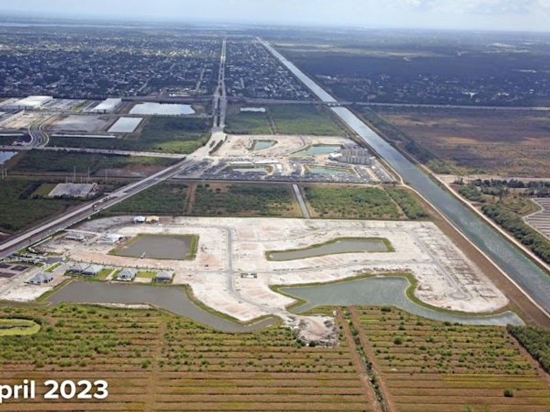 Site preparation and early development at BELTERRA in Port St. Lucie, FL (Image 106).