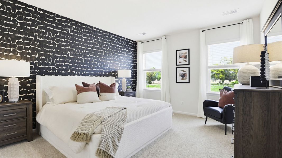 Furnished interior in a model home at Foxbank in Gray Court (Image 30).