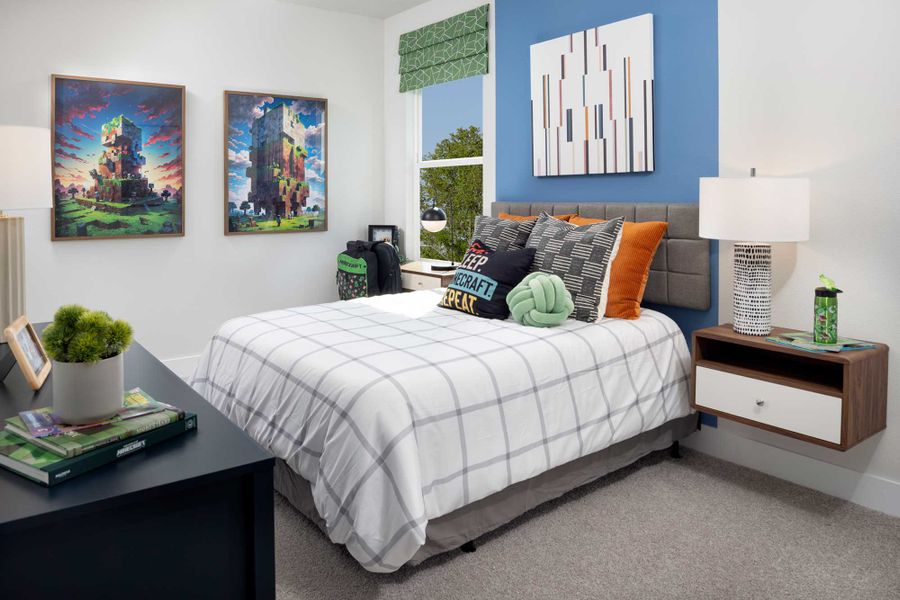 Furnished interior in a model home at Chapel Crossings - Garden Series in Wesley Chapel (Image 30).