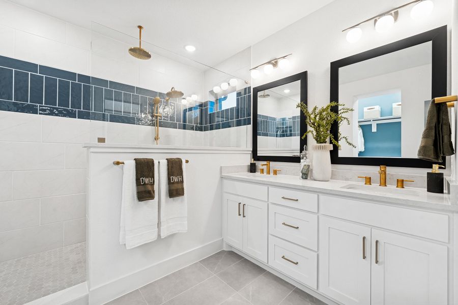 Furnished interior in a model home at Goodland – Garden Series in Grand Prairie (Image 26).