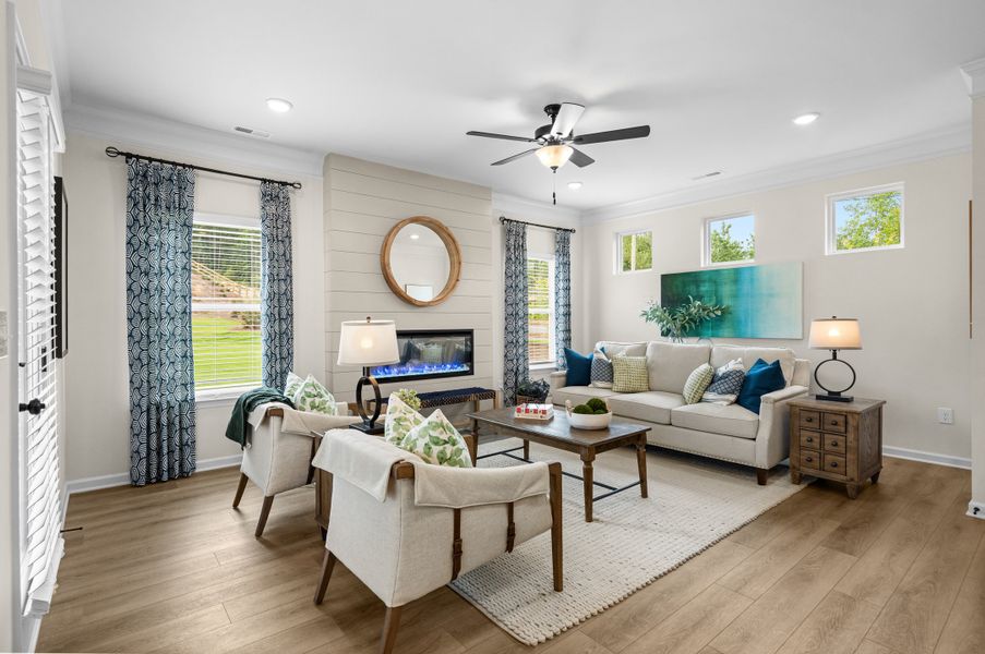 The Braselton II - Family Room