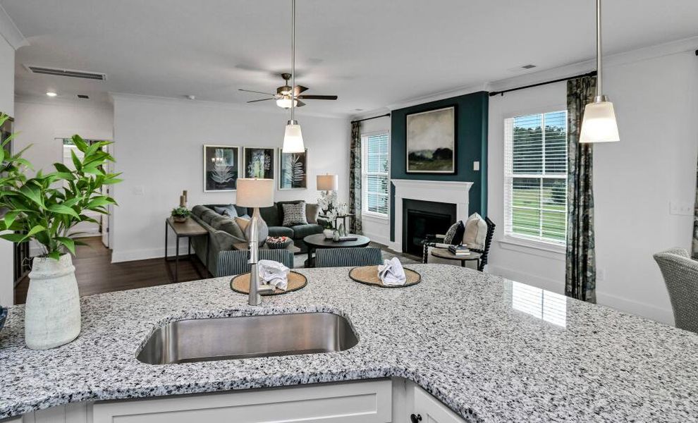 Furnished interior in a model home at Ferry Grove in Lexington (Image 11).