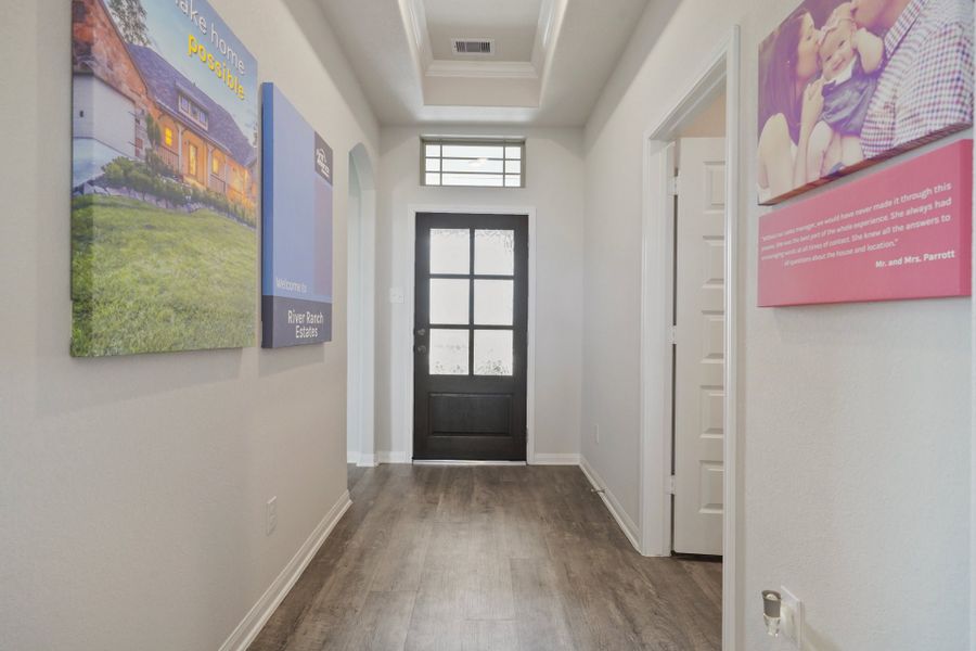 Furnished interior in a model home at River Ranch Estates in Dayton (Image 14).