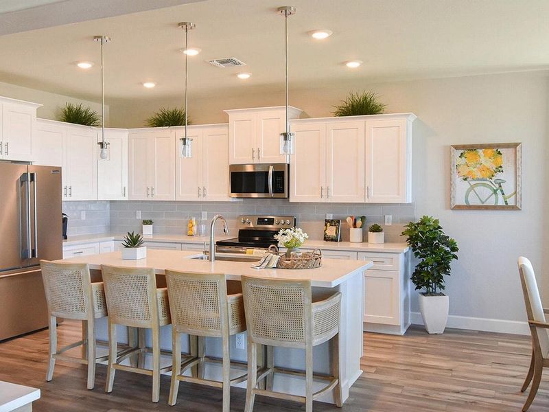 Furnished interior in a model home at Morningstar in Prescott Valley (Image 7).