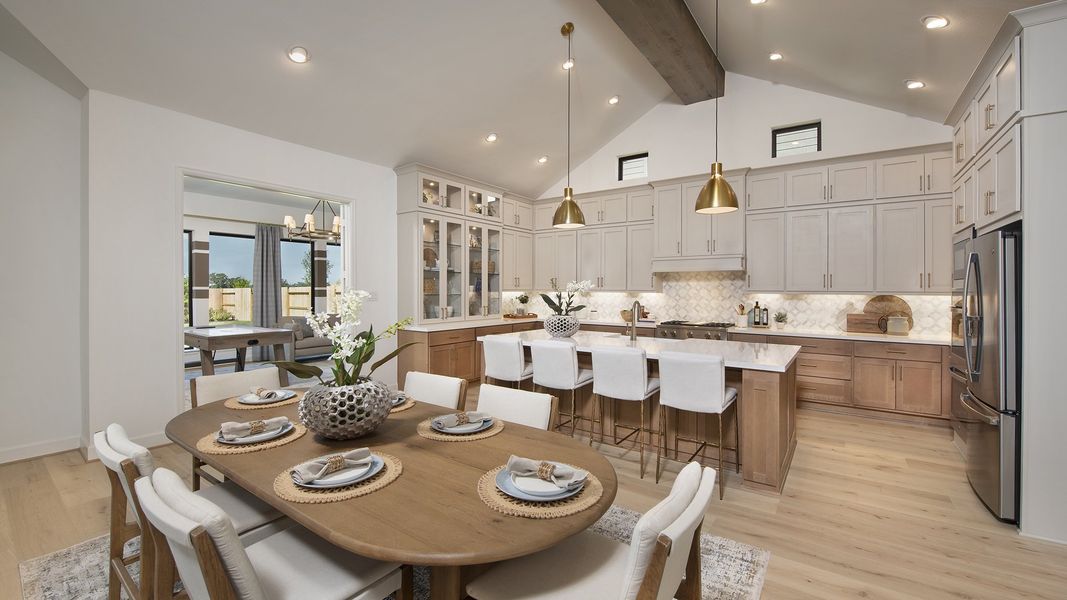 Furnished interior in a model home at Briarley 70' in Montgomery (Image 10). Furnished interior in a model home at Briarley 70' in Montgomery (Image 10).