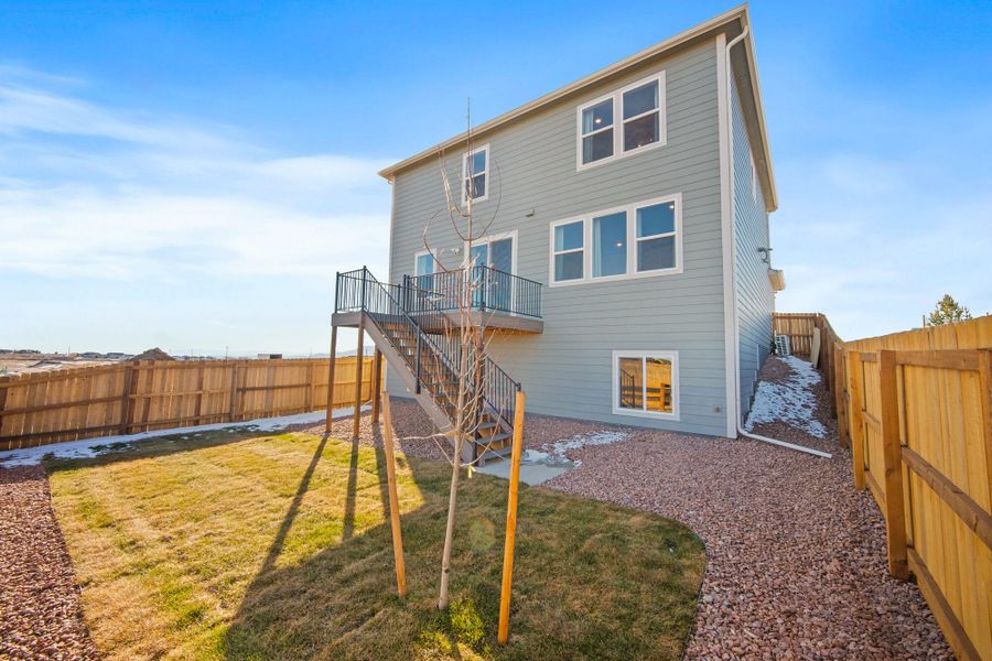 Exterior details of a home in Aspen Meadows-4, Colorado Springs (Image 3).