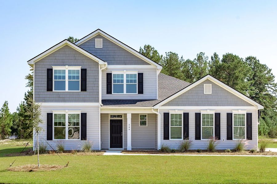 Front exterior of a home in the NorthShore on the St. Marys River community, located in Kingsland, GA (Image 8).