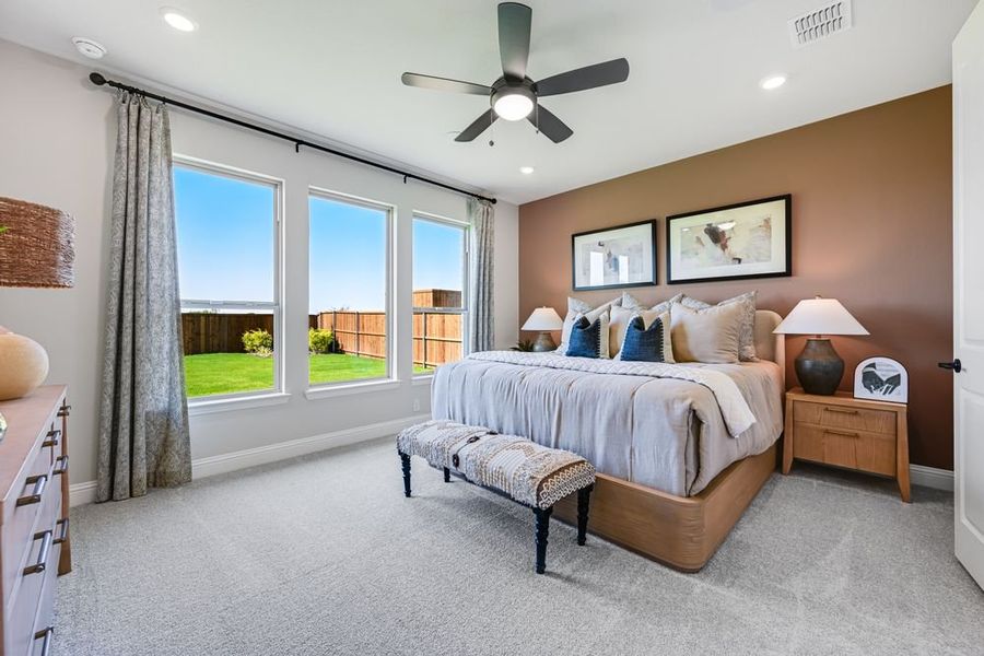 Furnished interior in a model home at Cross Creek Meadows 55s in Celina (Image 44).