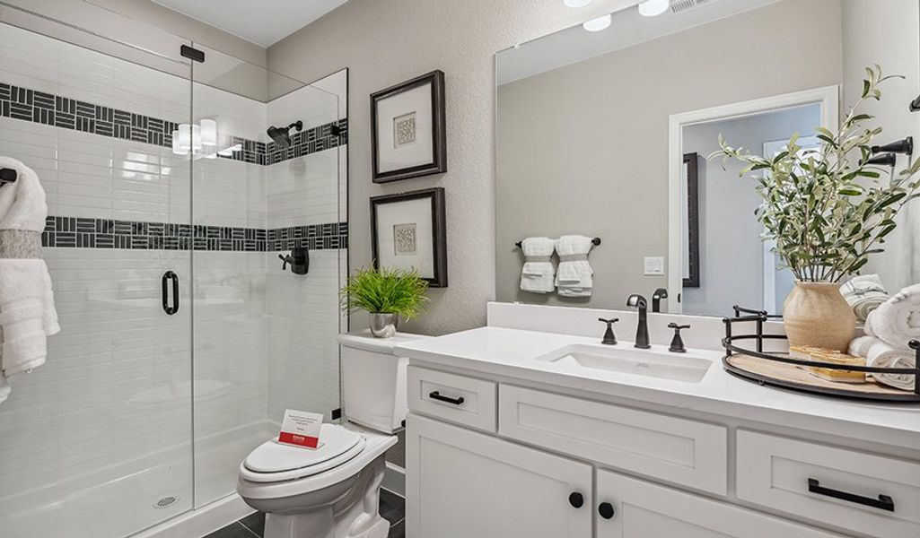 Furnished interior in a model home at Villa Bella in Pueblo (Image 24).