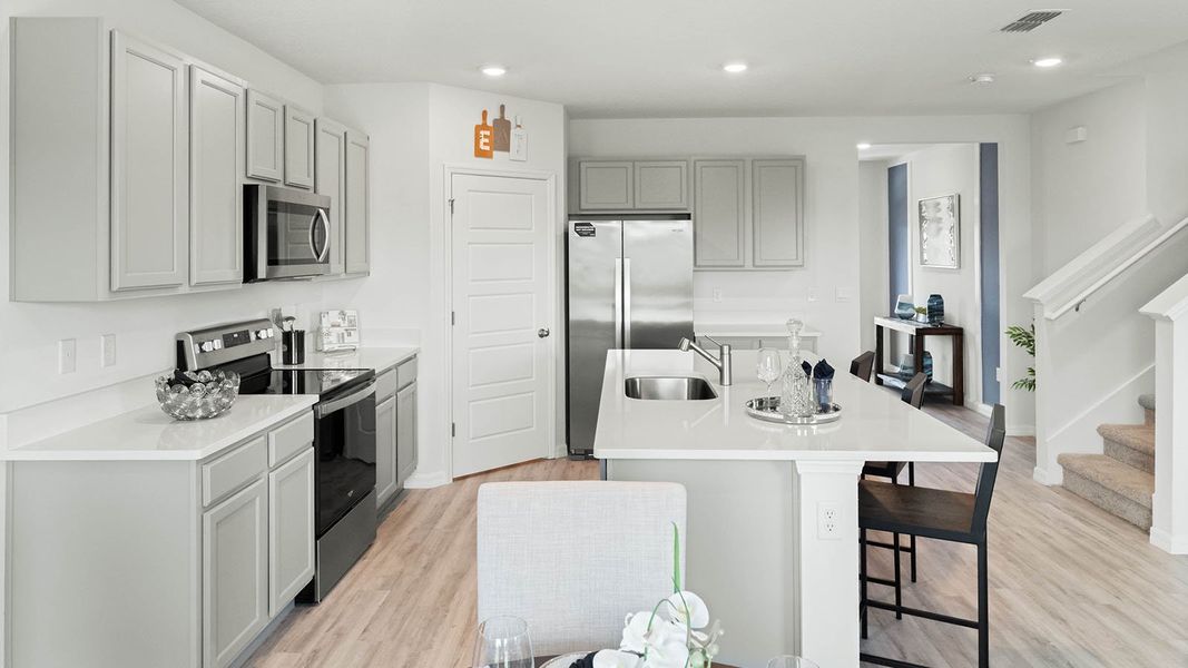 Furnished interior in a model home at Timberwalk in Mount Dora (Image 24).