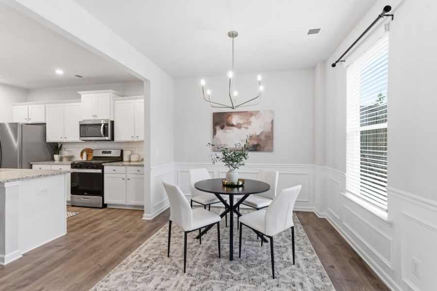 Furnished interior in a model home at Park Center Pointe in Austell (Image 51). Furnished interior in a model home at Park Center Pointe in Austell (Image 51).