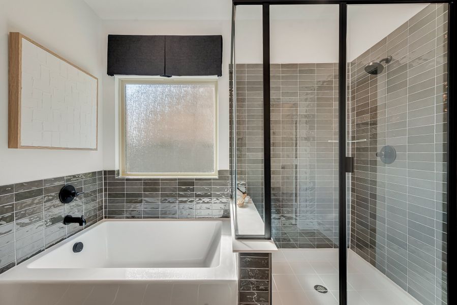 Furnished interior in a model home at Mustang Meadows in Waller (Image 25). Furnished interior in a model home at Mustang Meadows in Waller (Image 25).