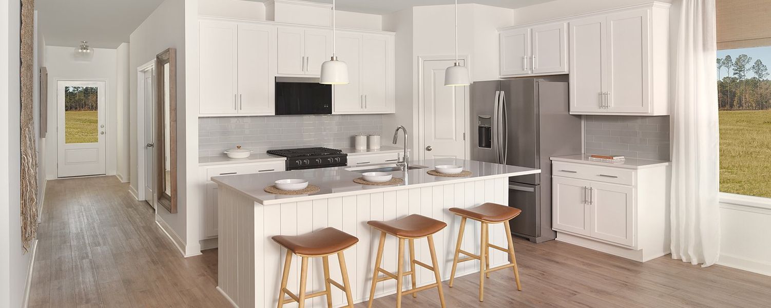 Furnished interior in a model home at Trieste at Bella Vita in Myrtle Beach (Image 3).