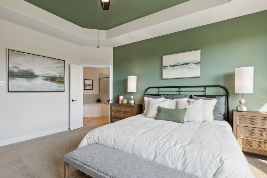 Furnished interior in a model home at Massey Meadows in Midlothian (Image 21).