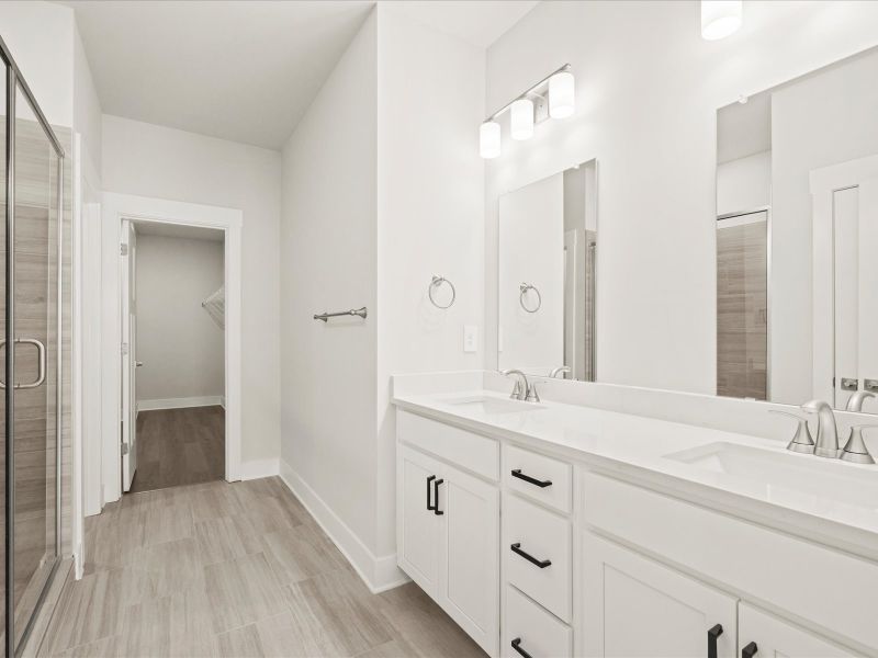 Furnished interior in a model home at Cedar Shoals – Heritage Collection in Piedmont (Image 3).