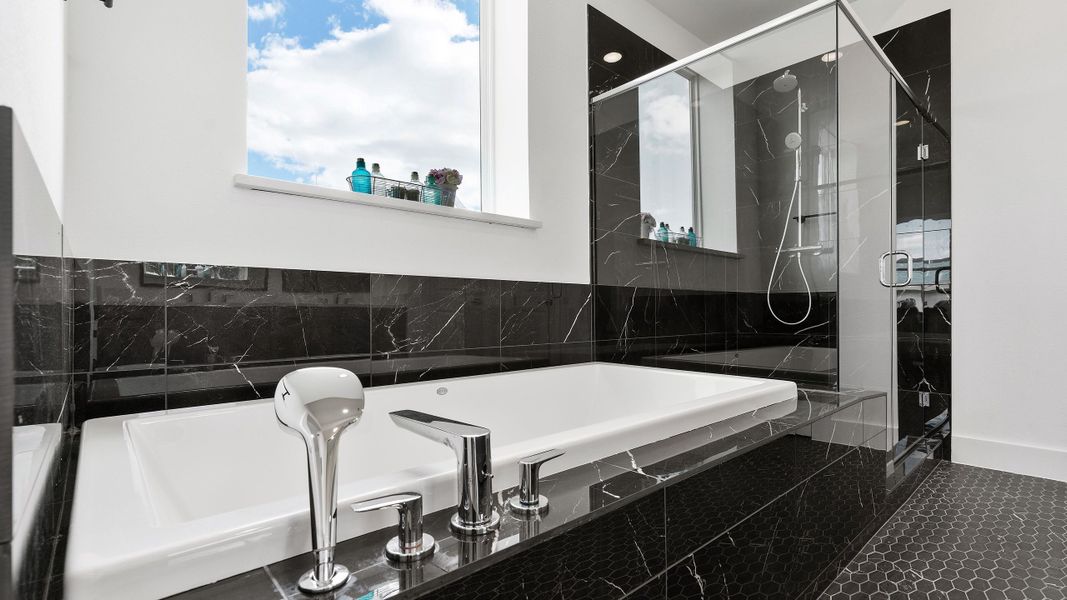 Furnished interior in a model home at Sunridge in Austin (Image 20).