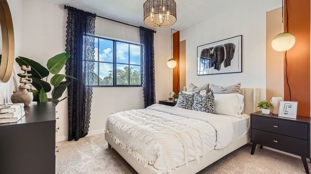 Furnished interior in a model home at Ashwood Cove in Lake Worth (Image 18).