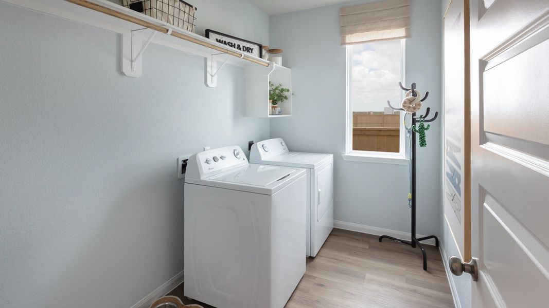 Bluestem Model Laundry Room Bluestem Model Laundry Room