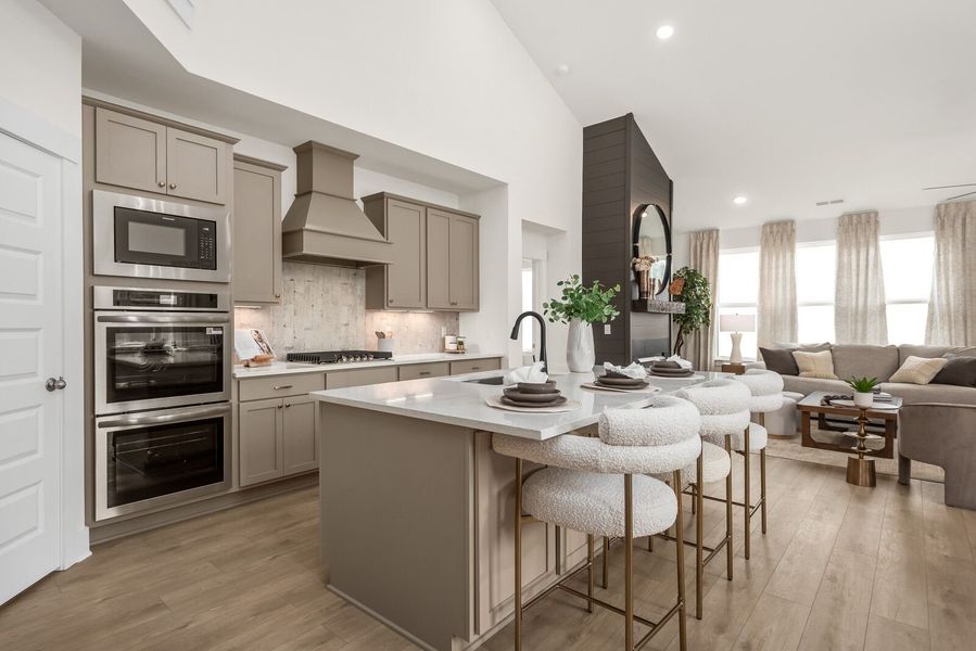 Furnished interior in a model home at Bradshaw Farms in Mount Juliet (Image 10).