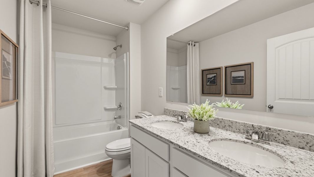 Furnished interior in a model home at Aurora Creek in Dallas (Image 35). Furnished interior in a model home at Aurora Creek in Dallas (Image 35).