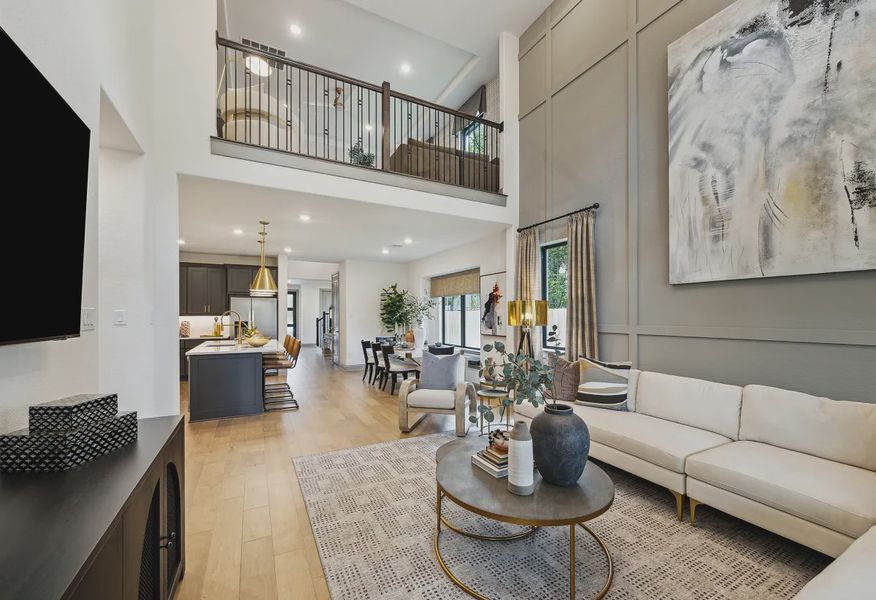 Plan 3059 model great room - 5 of 9 Plan 3059 model great room - 5 of 9