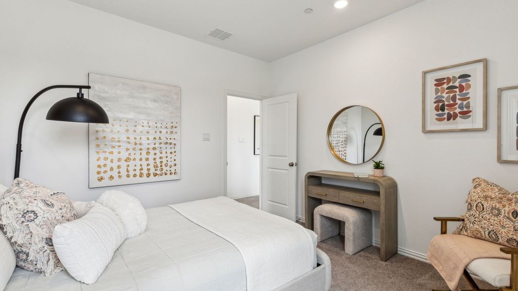 Furnished interior in a model home at Painted Tree – Woodland District in McKinney (Image 40).