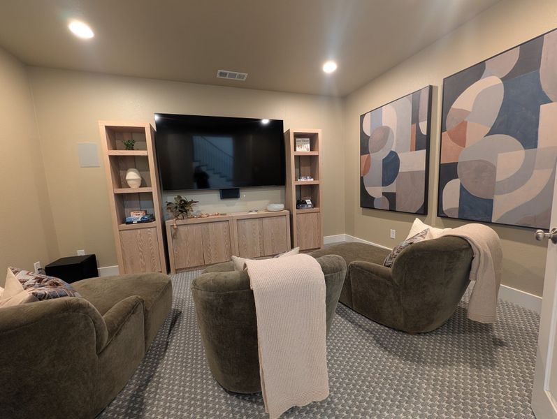 Furnished interior in a model home at Landmark in Denton (Image 6).