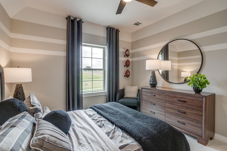 Furnished interior in a model home at Aster Park in McKinney (Image 45).