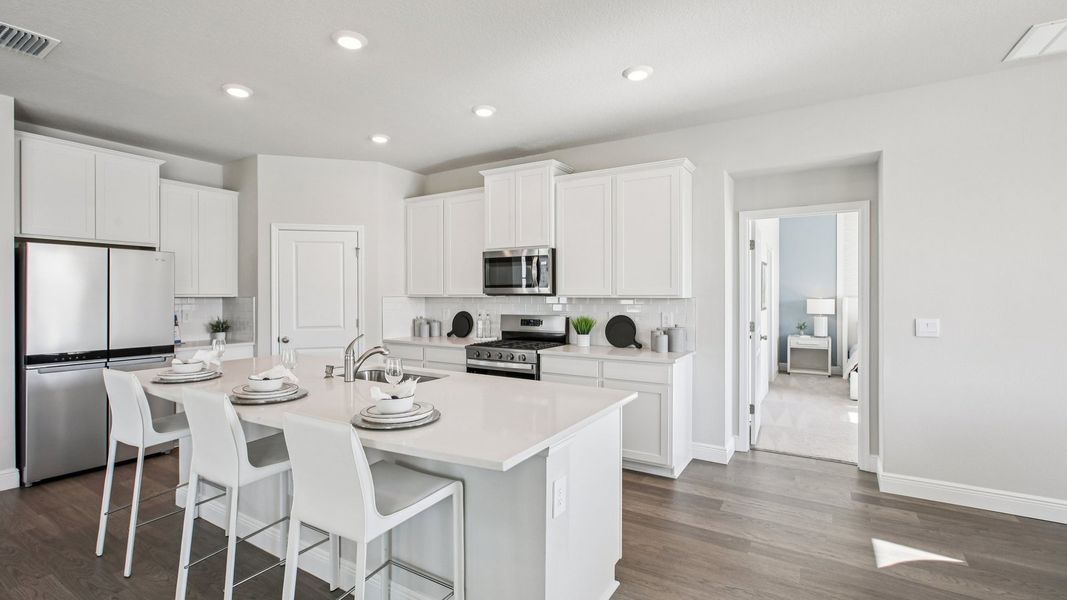 Furnished interior in a model home at Farm at Varrea in Plant City (Image 9).