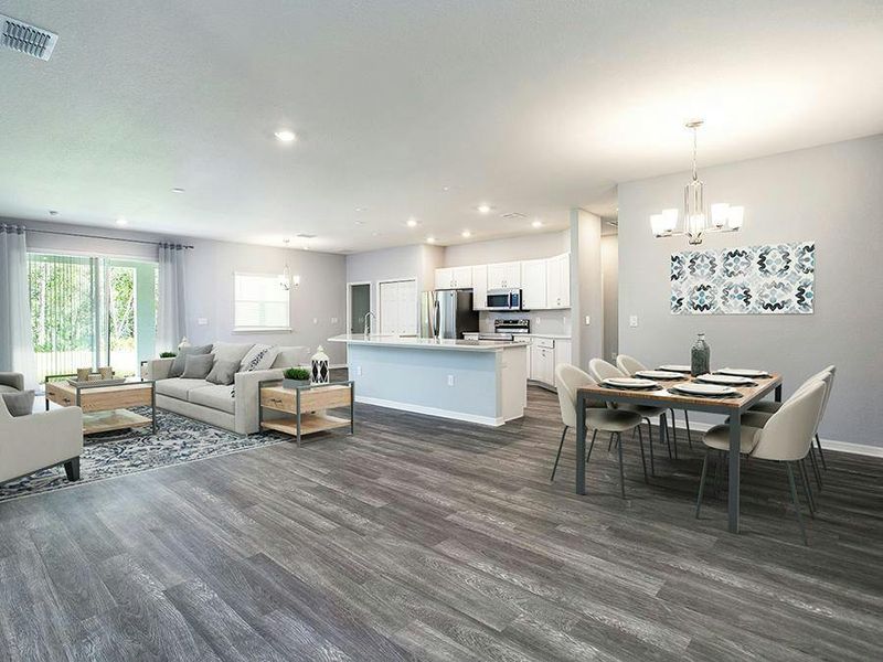 Choose from homes offering up to 2,956 sq. ft. of living space - Willow II with Loft home plan