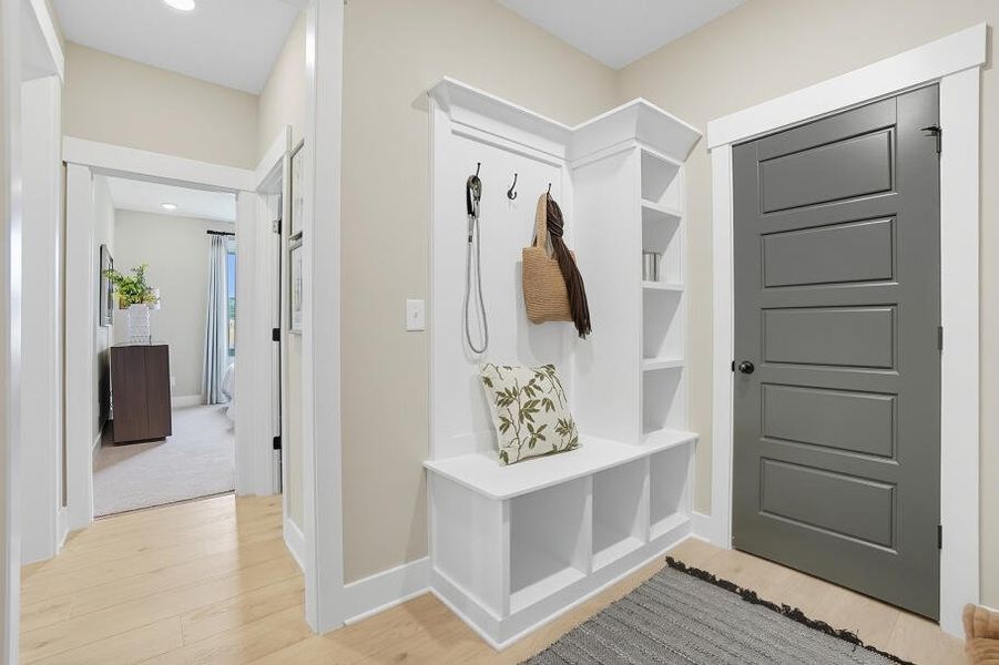 Furnished interior in a model home at Arbordale in Blythewood (Image 19).